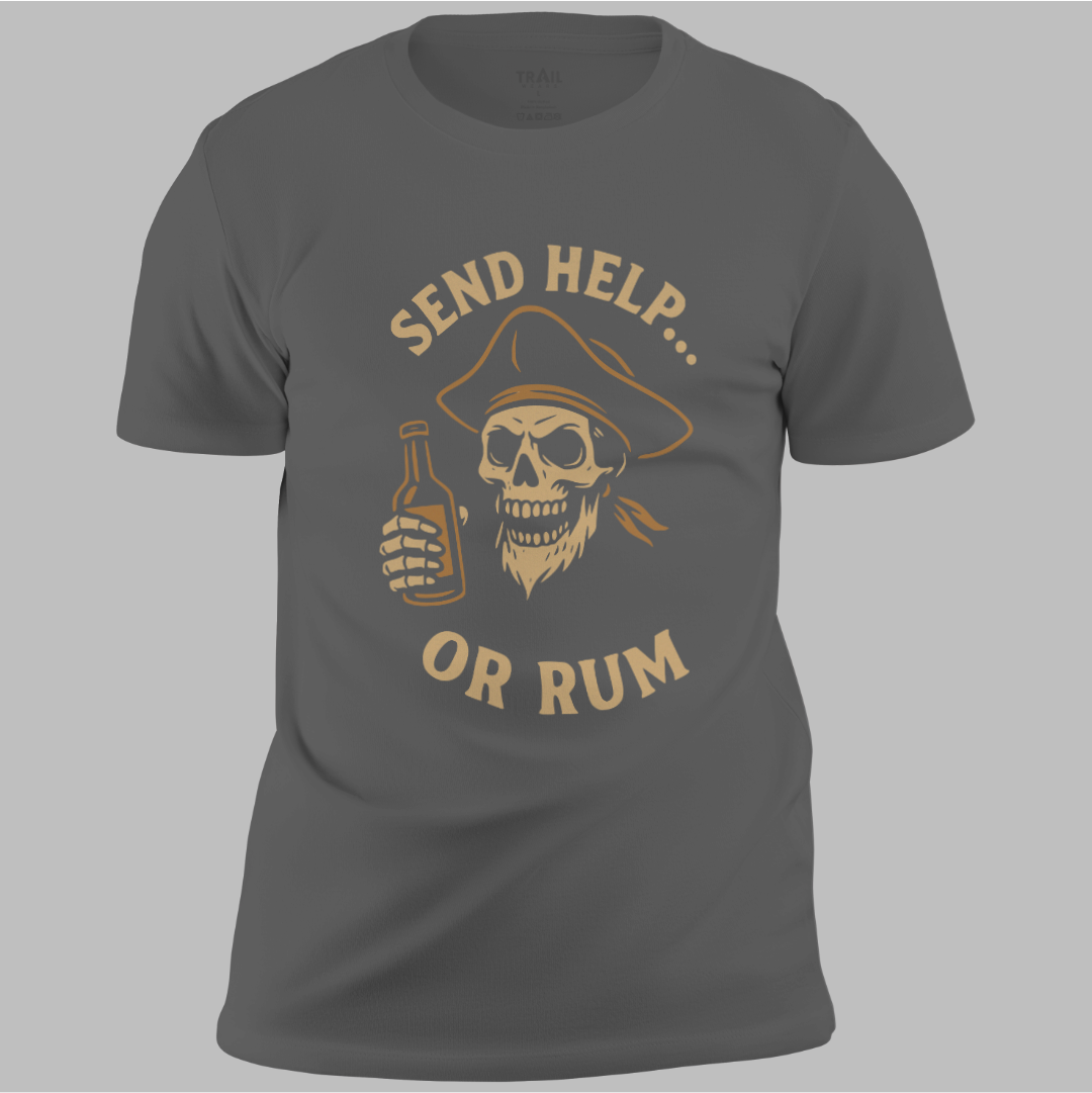 Send Help Or Rum Tee