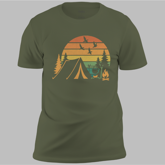 Sunset Campout Tee