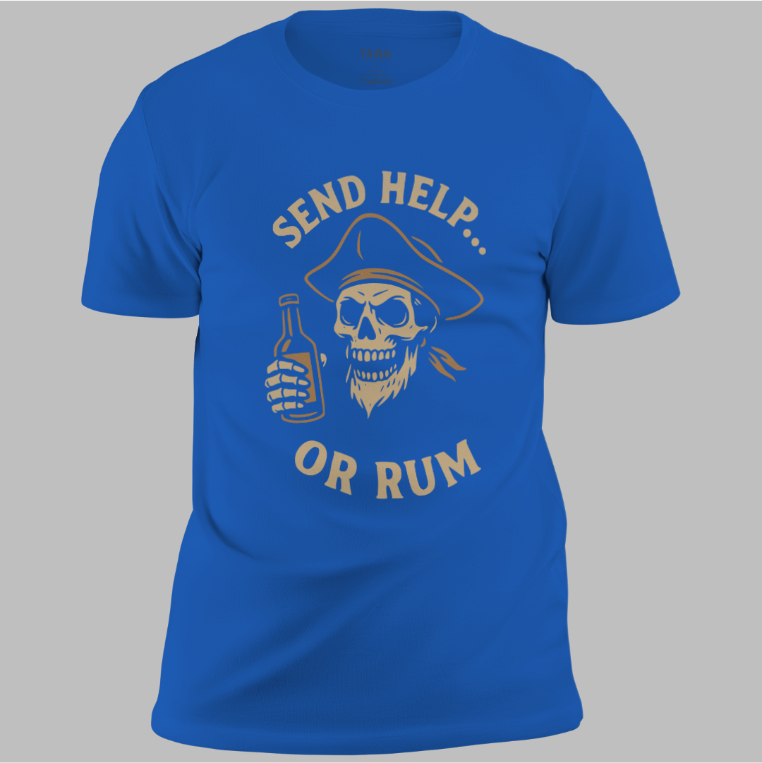 Send Help Or Rum Tee