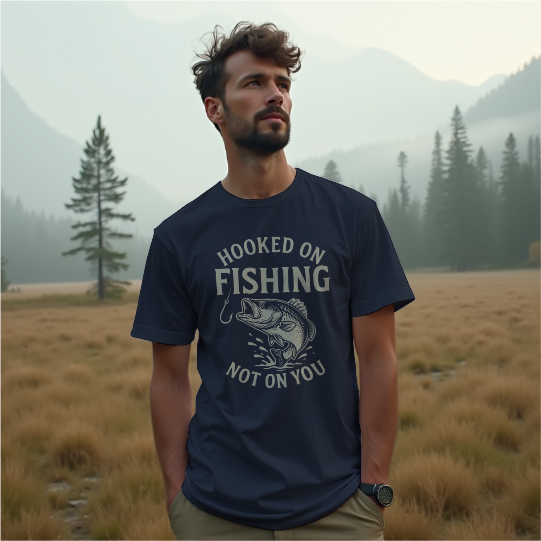 Hooked on Fishing Tee