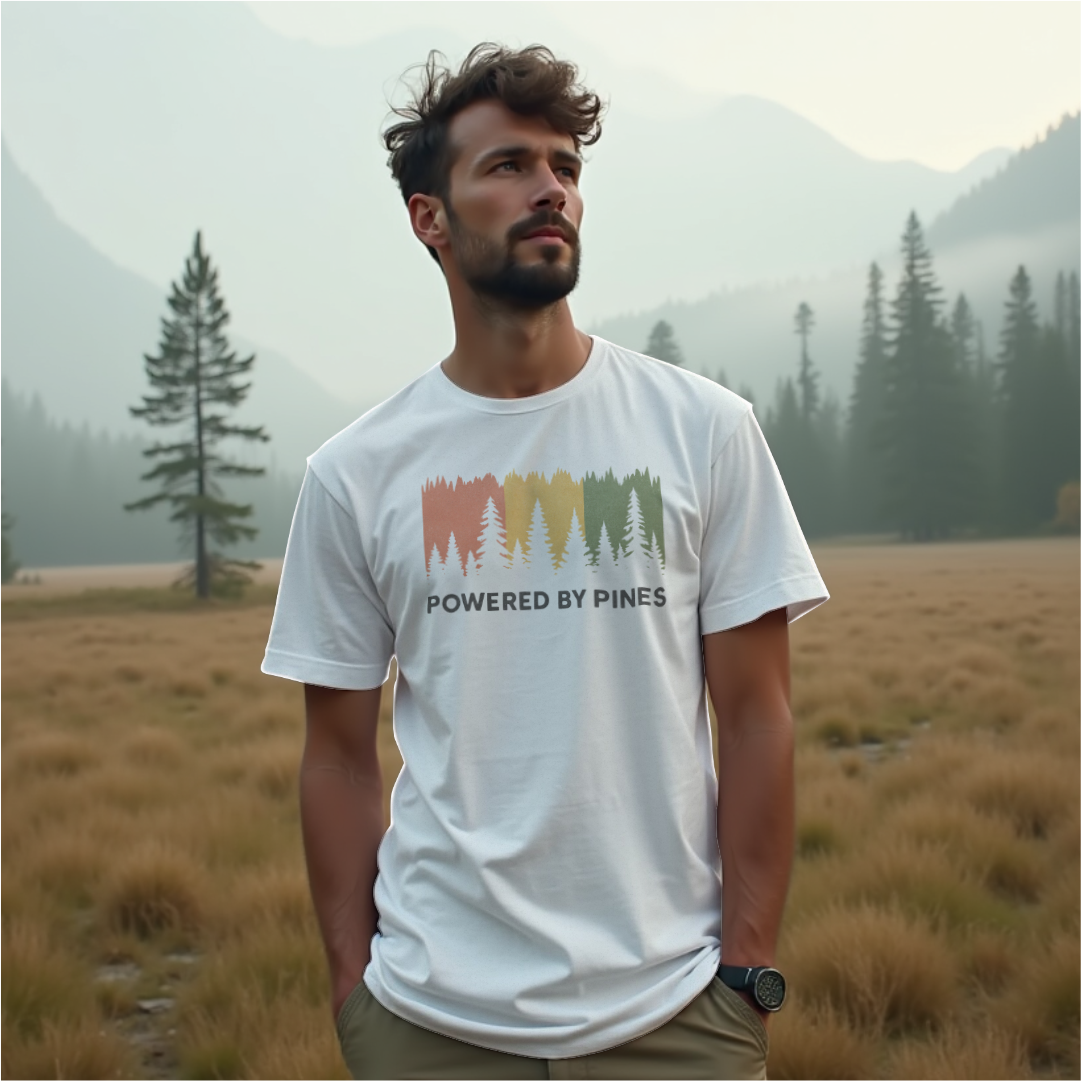 Powered by Pines Tee