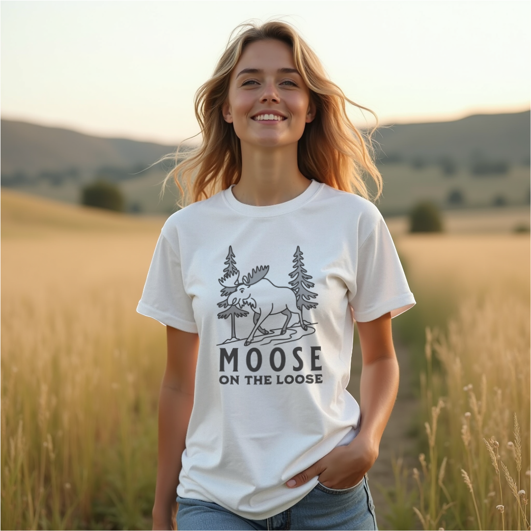 Moose On The Loose Tee