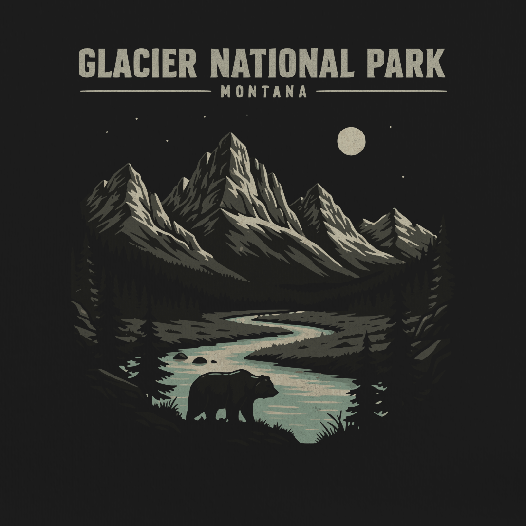 Glacier National Park Tee