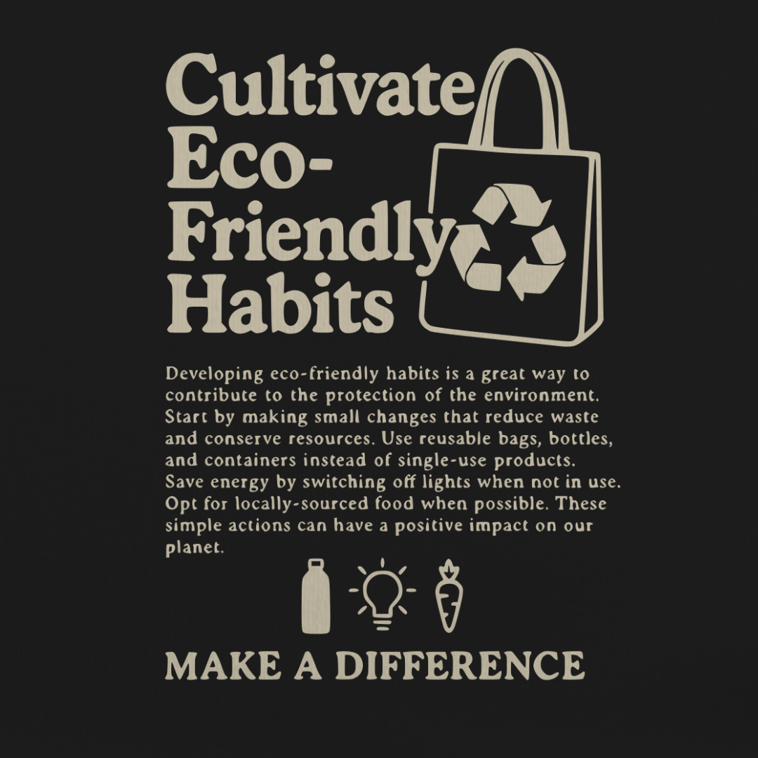 Eco-Friendly Habits Tee