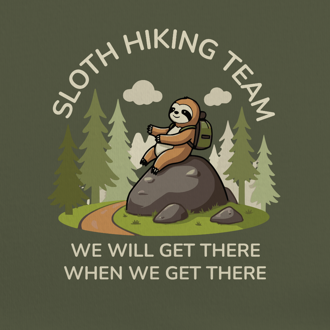 Sloth Hiking Team Tee