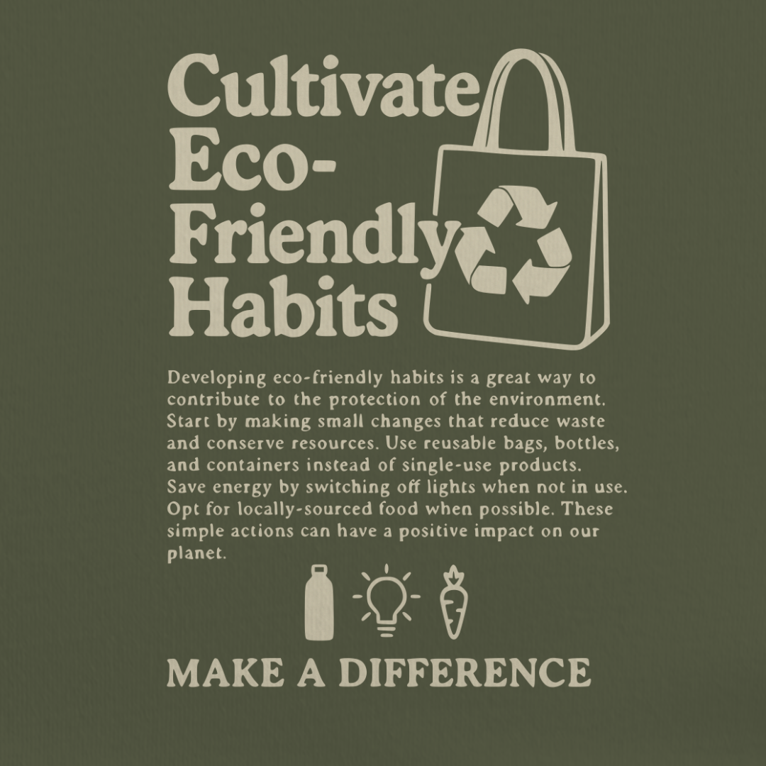 Eco-Friendly Habits Tee