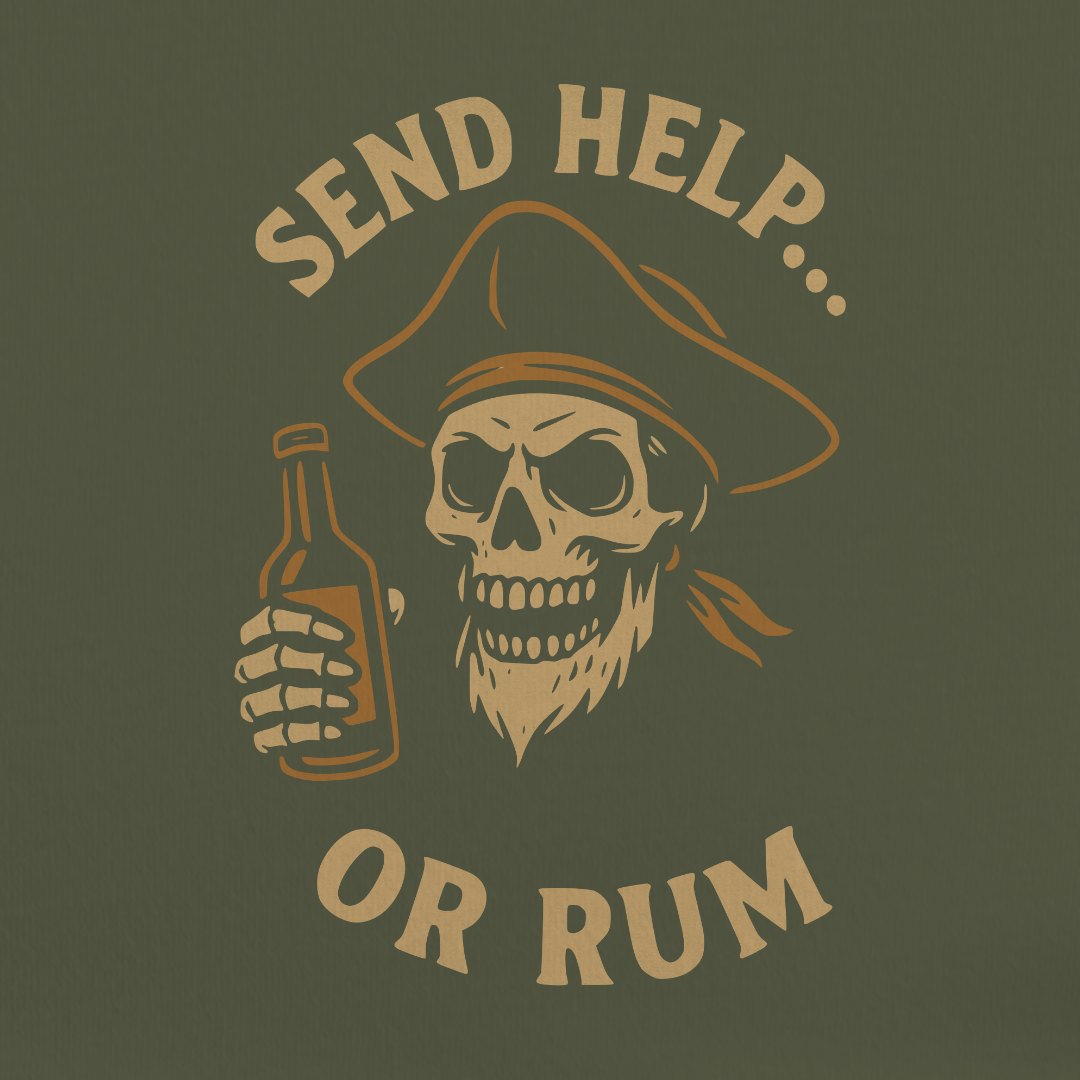 Send Help Or Rum Tee