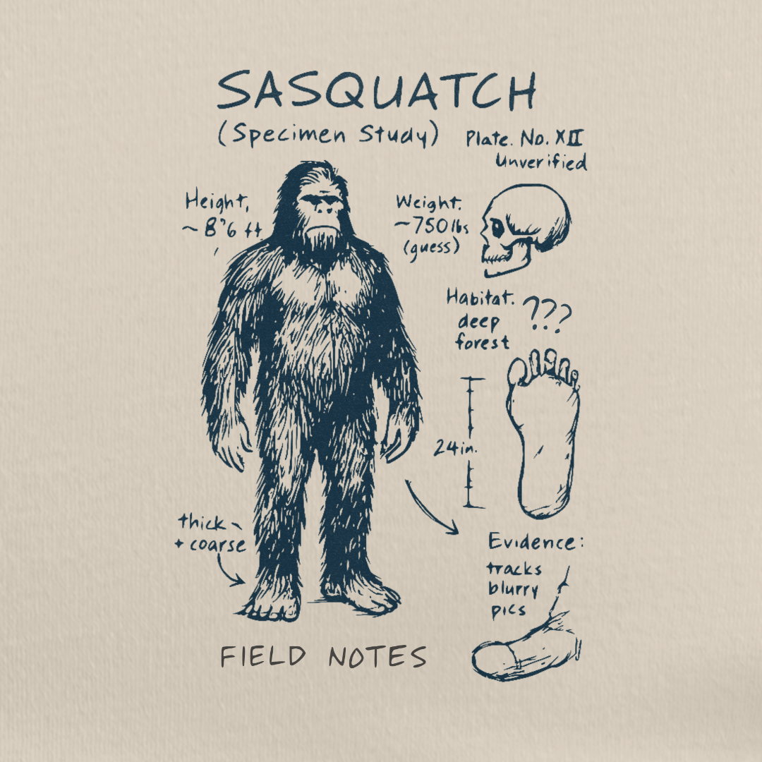 Sasquatch Field Notes Tee
