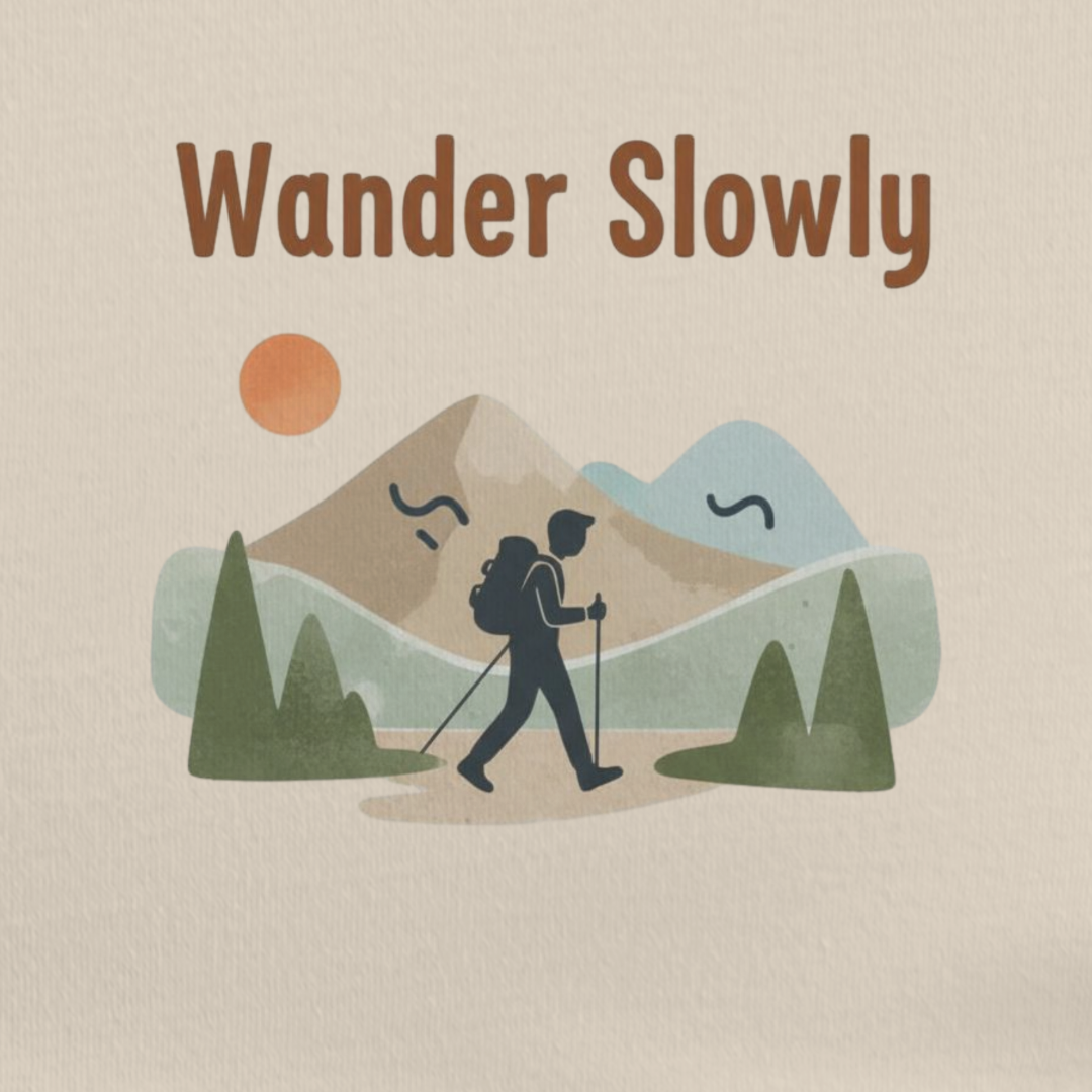 Wander Slowly Tee