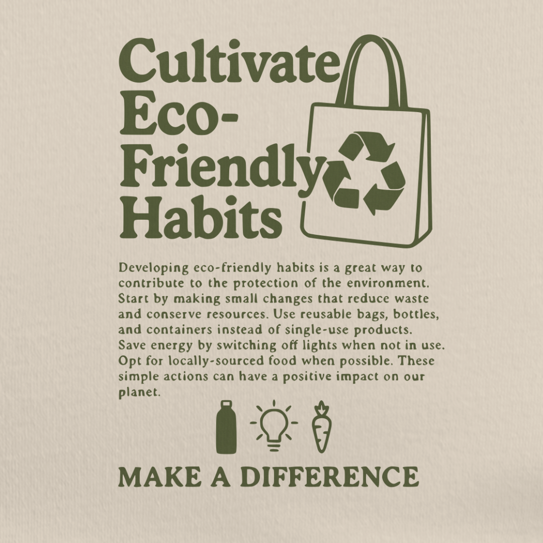 Eco-Friendly Habits Tee
