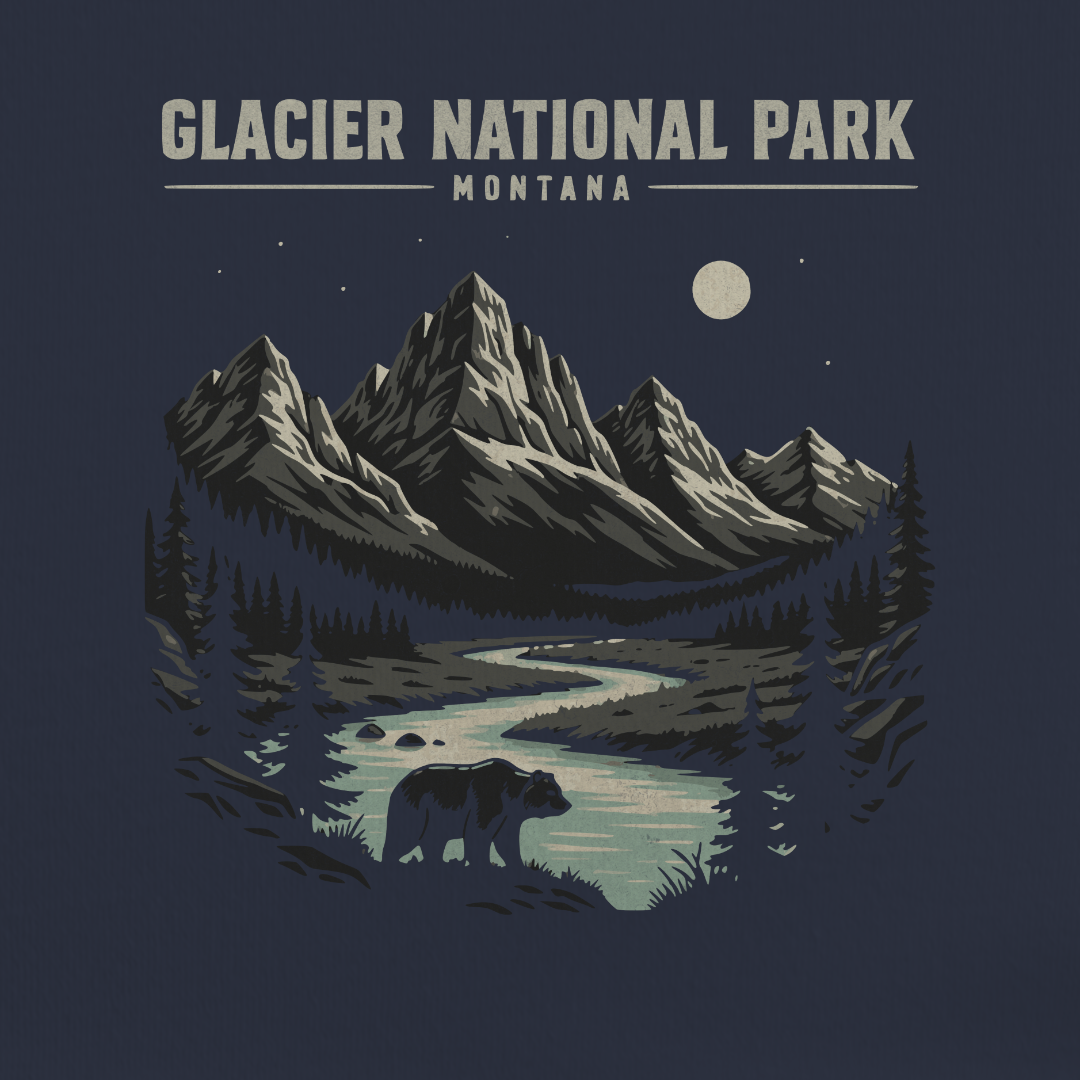 Glacier National Park Tee