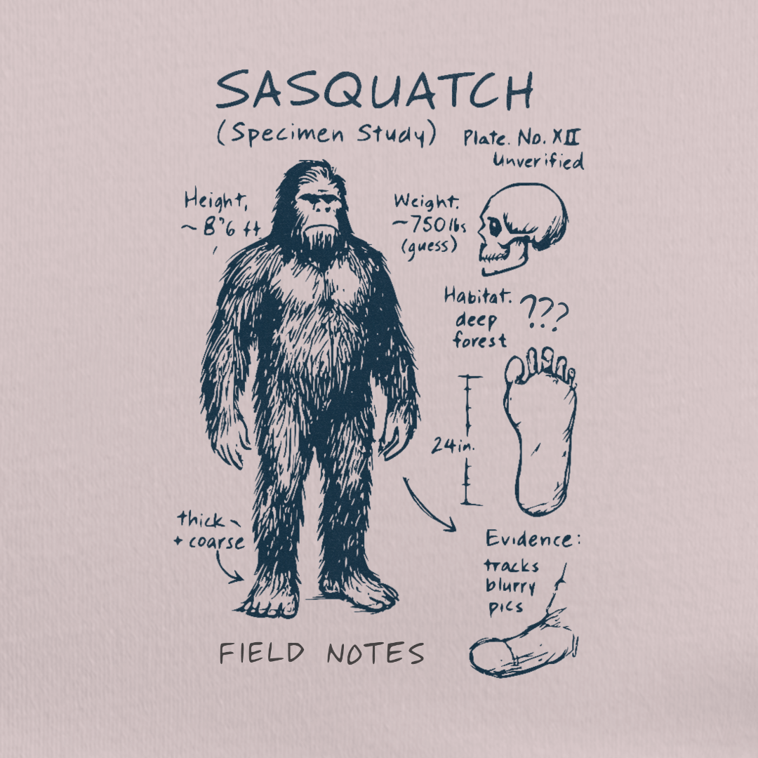 Sasquatch Field Notes Tee