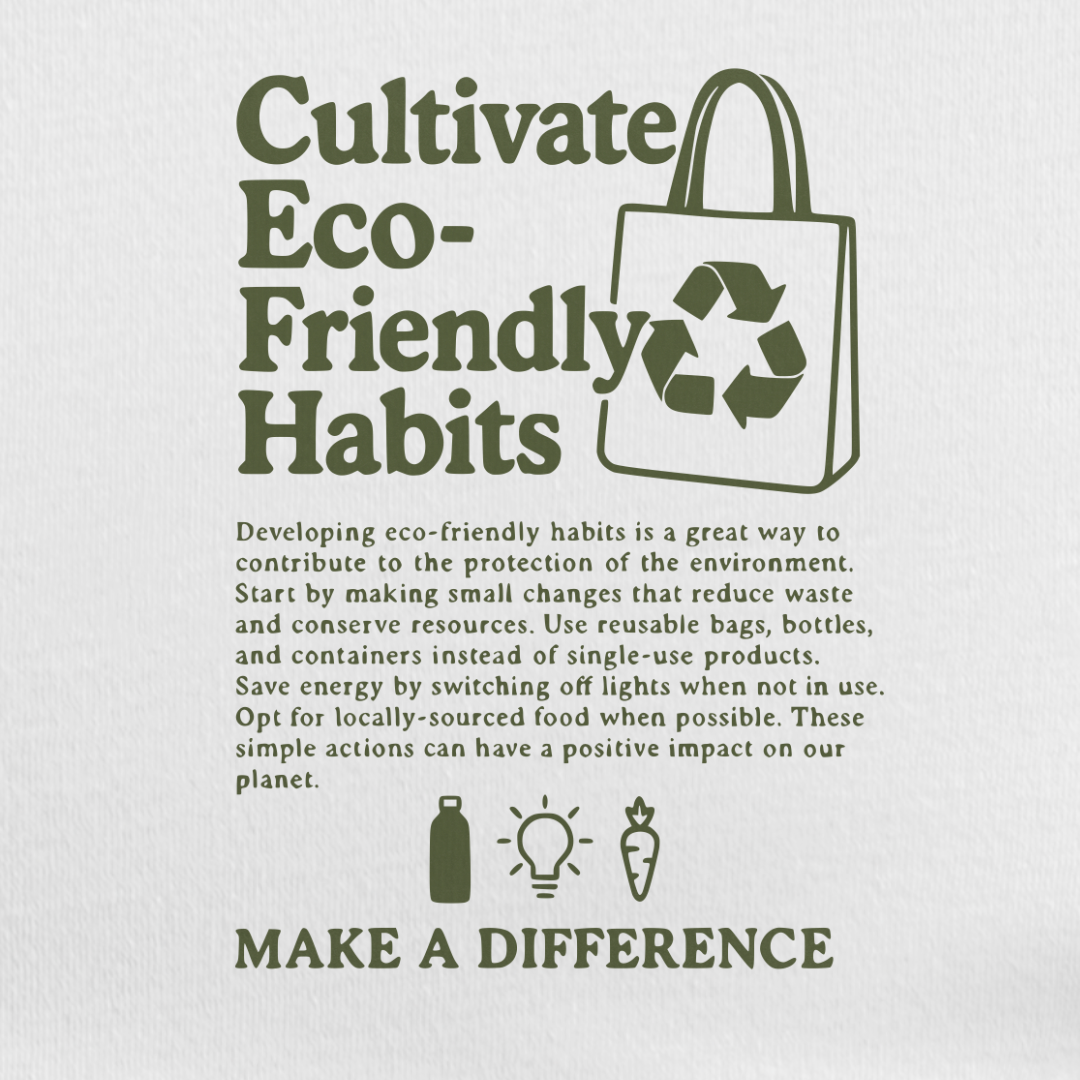 Eco-Friendly Habits Tee