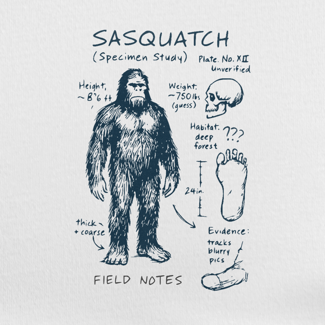 Sasquatch Field Notes Tee