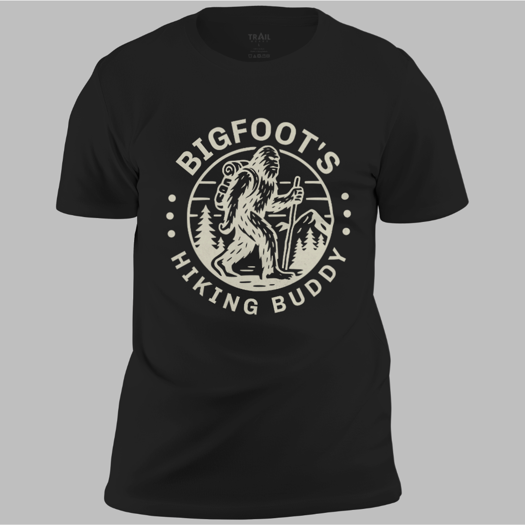 Bigfoots Hiking Buddy Tee