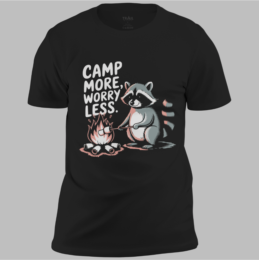 Camp More Worry Less Tee