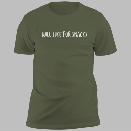 Will Hike For Snacks Tee