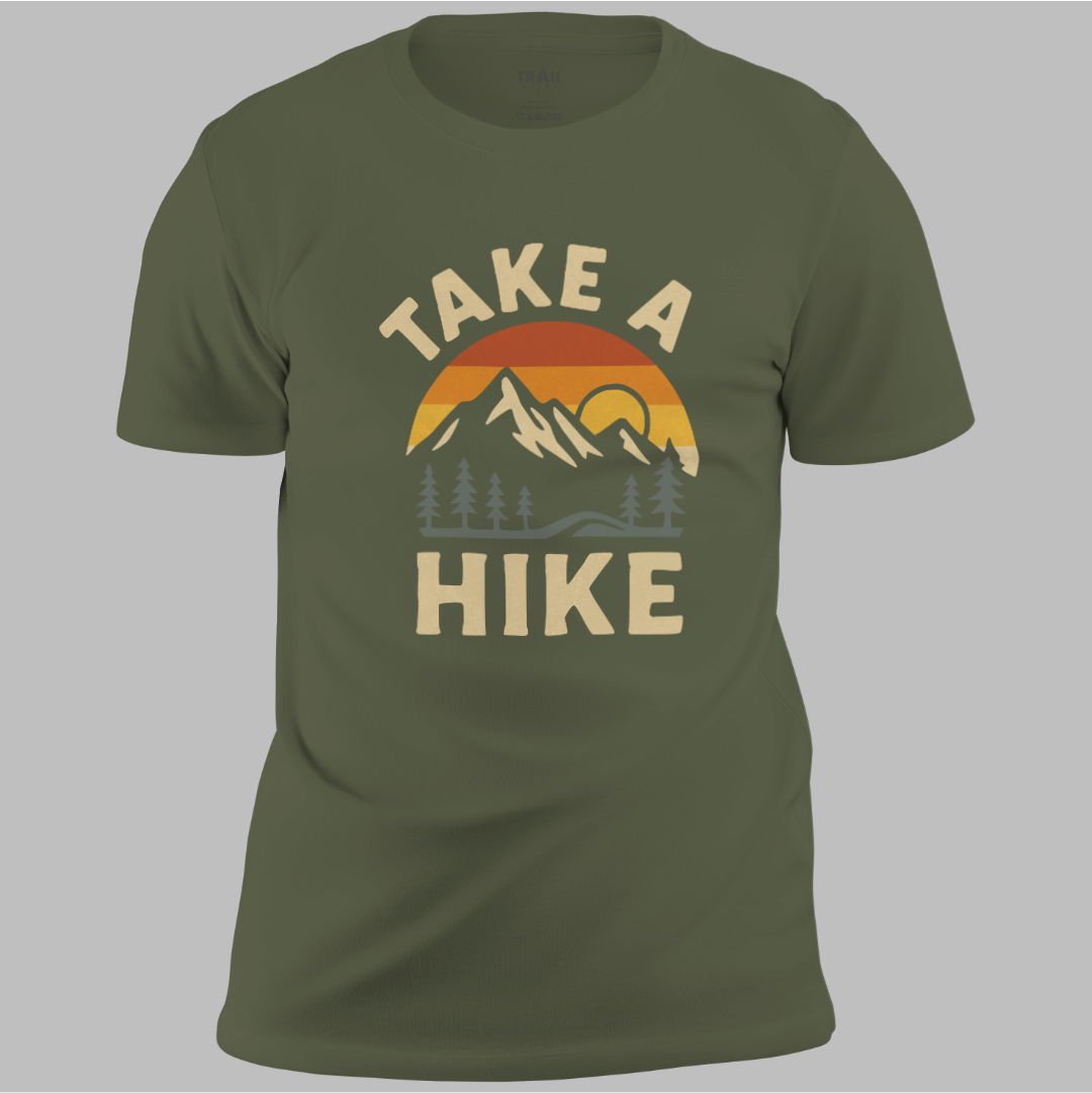 Take A Hike Retro Tee