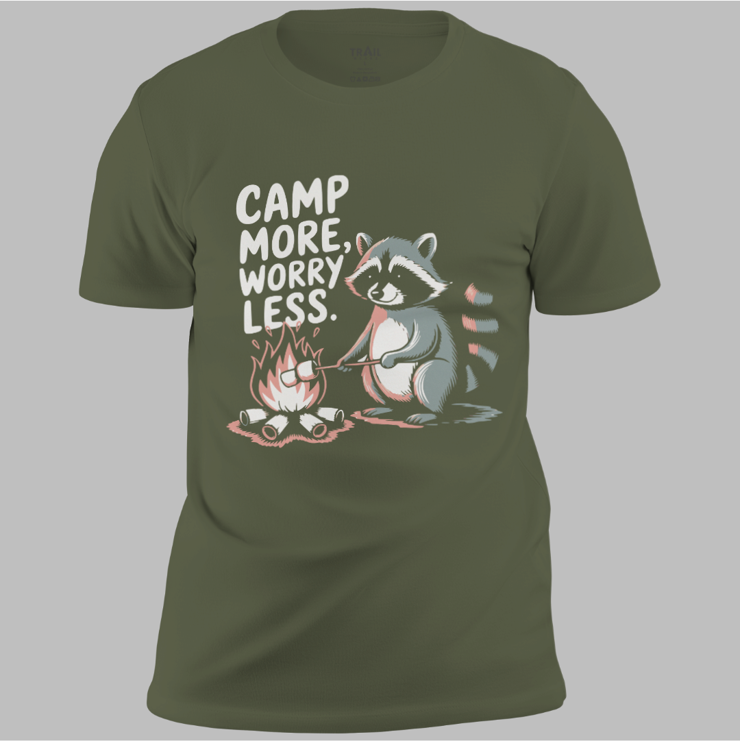 Camp More Worry Less Tee