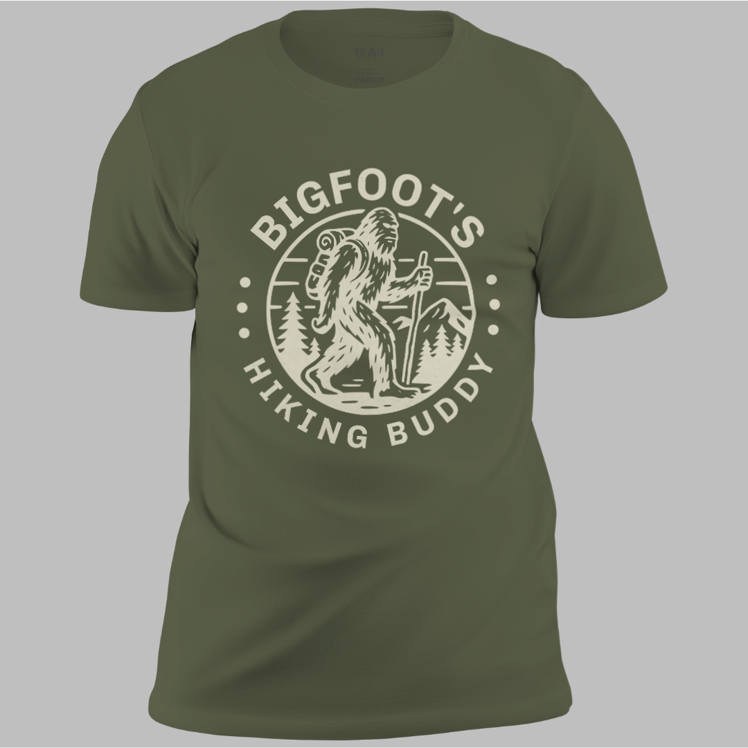Bigfoots Hiking Buddy Tee