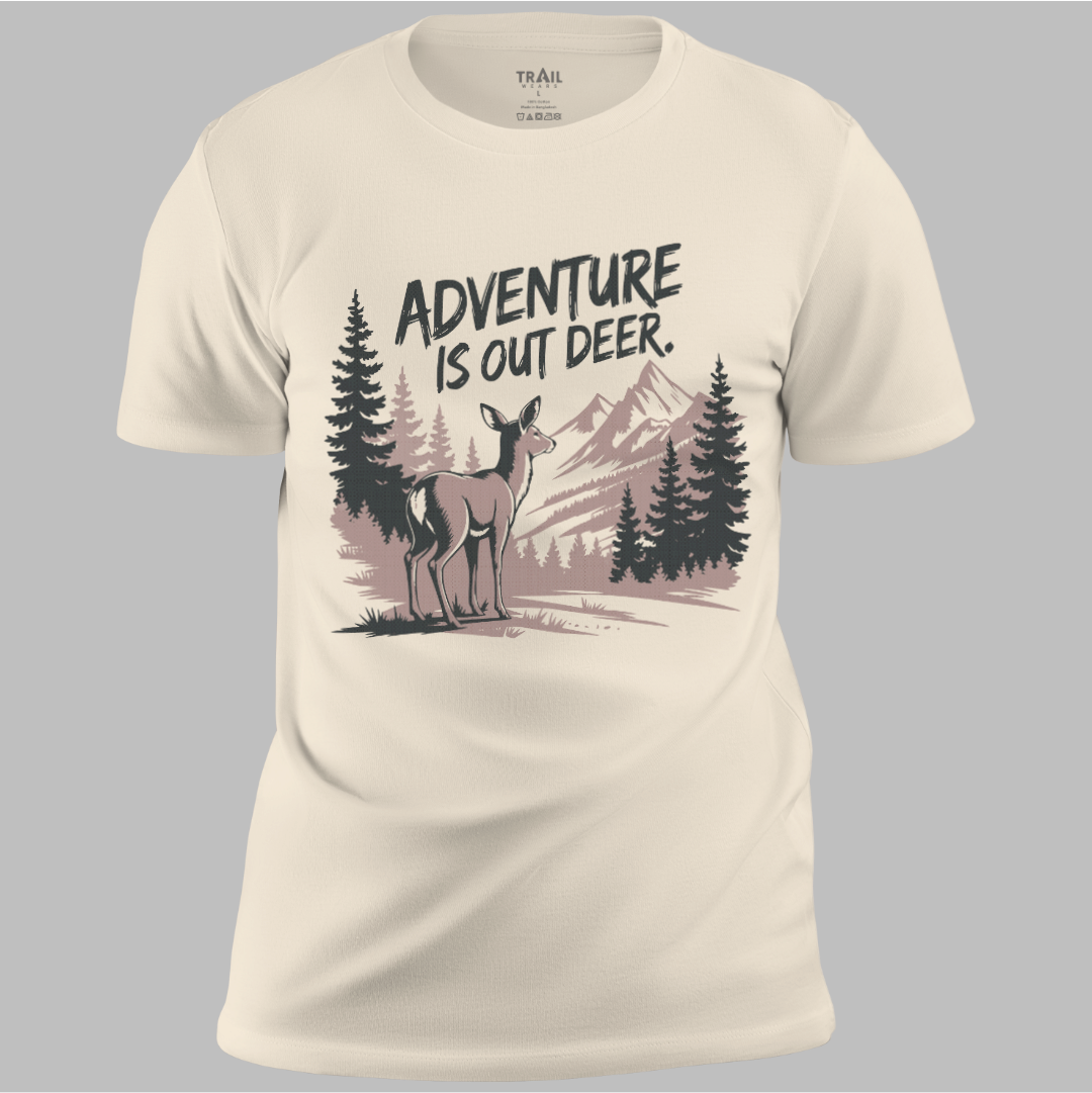 Adventure is Out Deer Tee