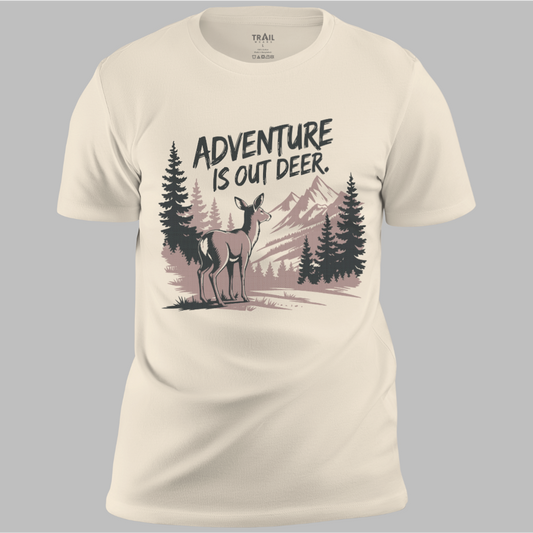 Adventure is Out Deer Tee
