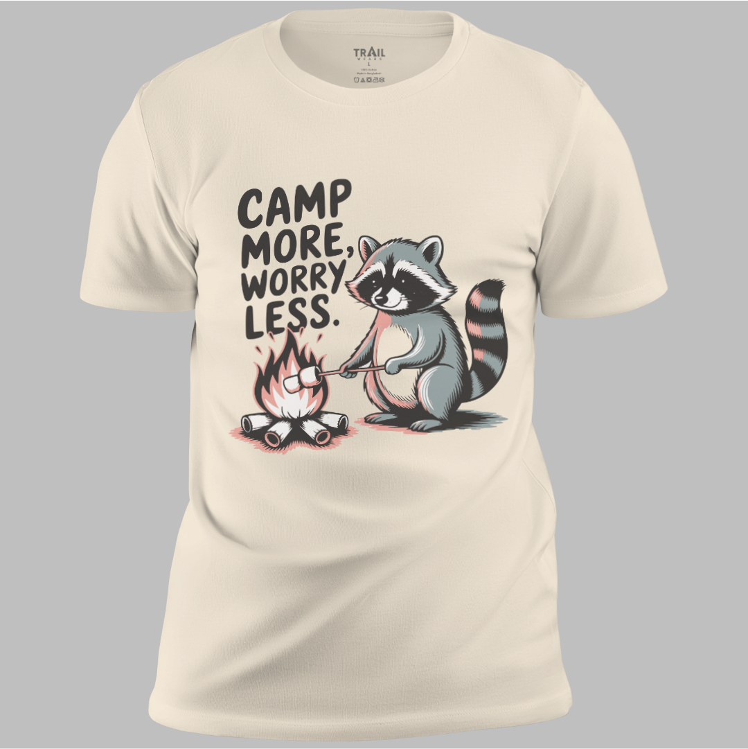 Camp More Worry Less Tee