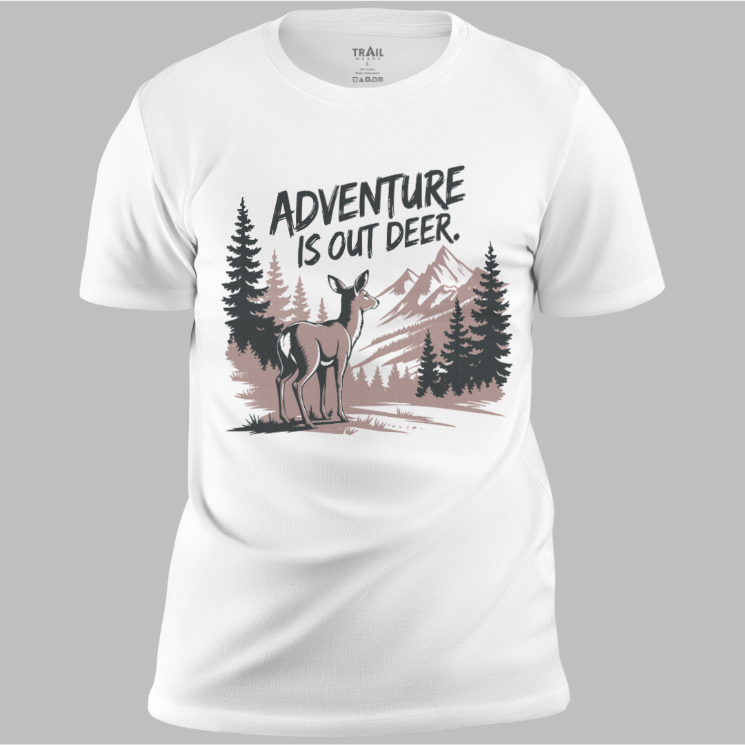 Adventure is Out Deer Tee