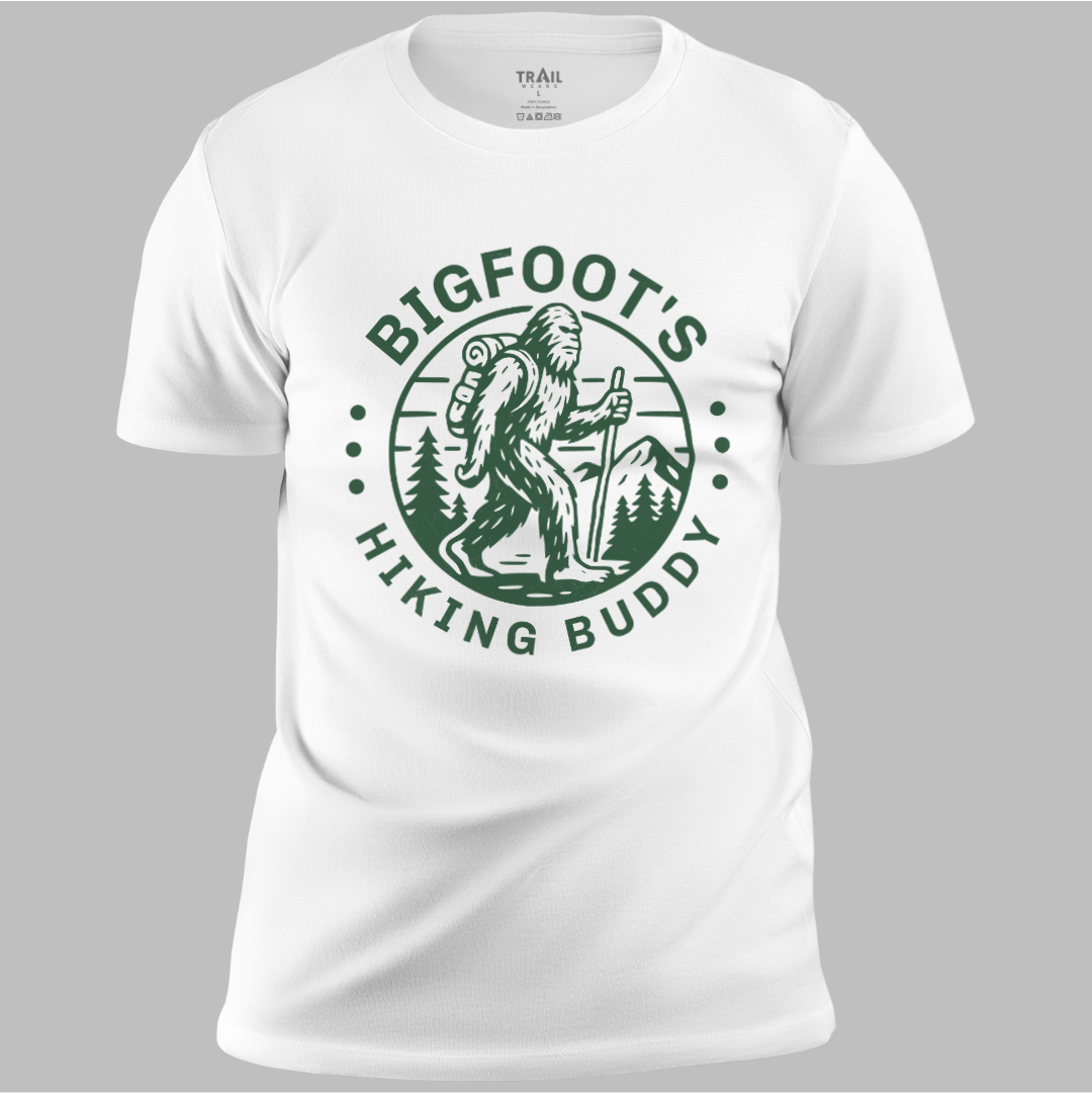 Bigfoots Hiking Buddy Tee