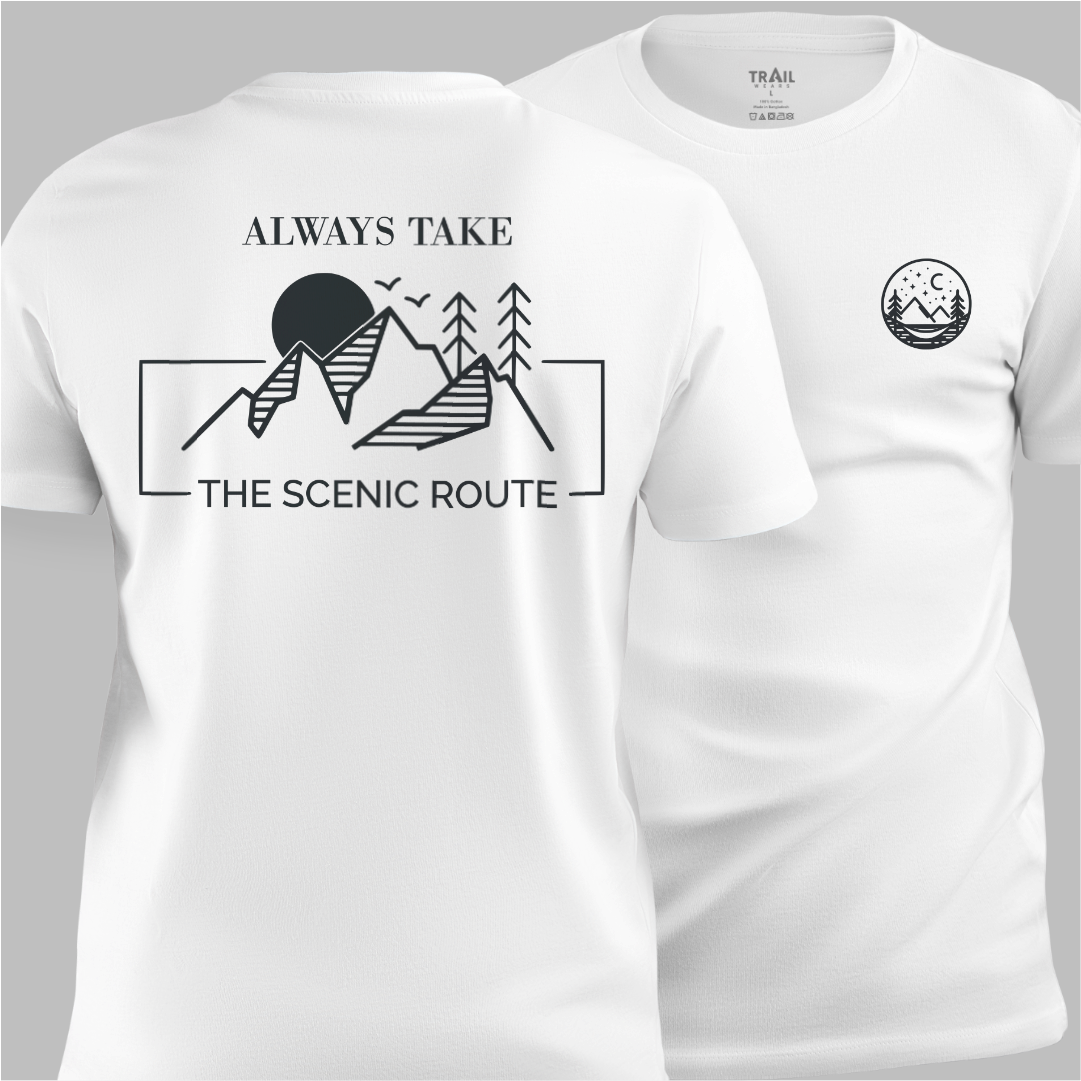 Always Take The Scenic Route Tee
