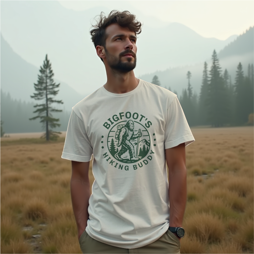 Bigfoots Hiking Buddy Tee