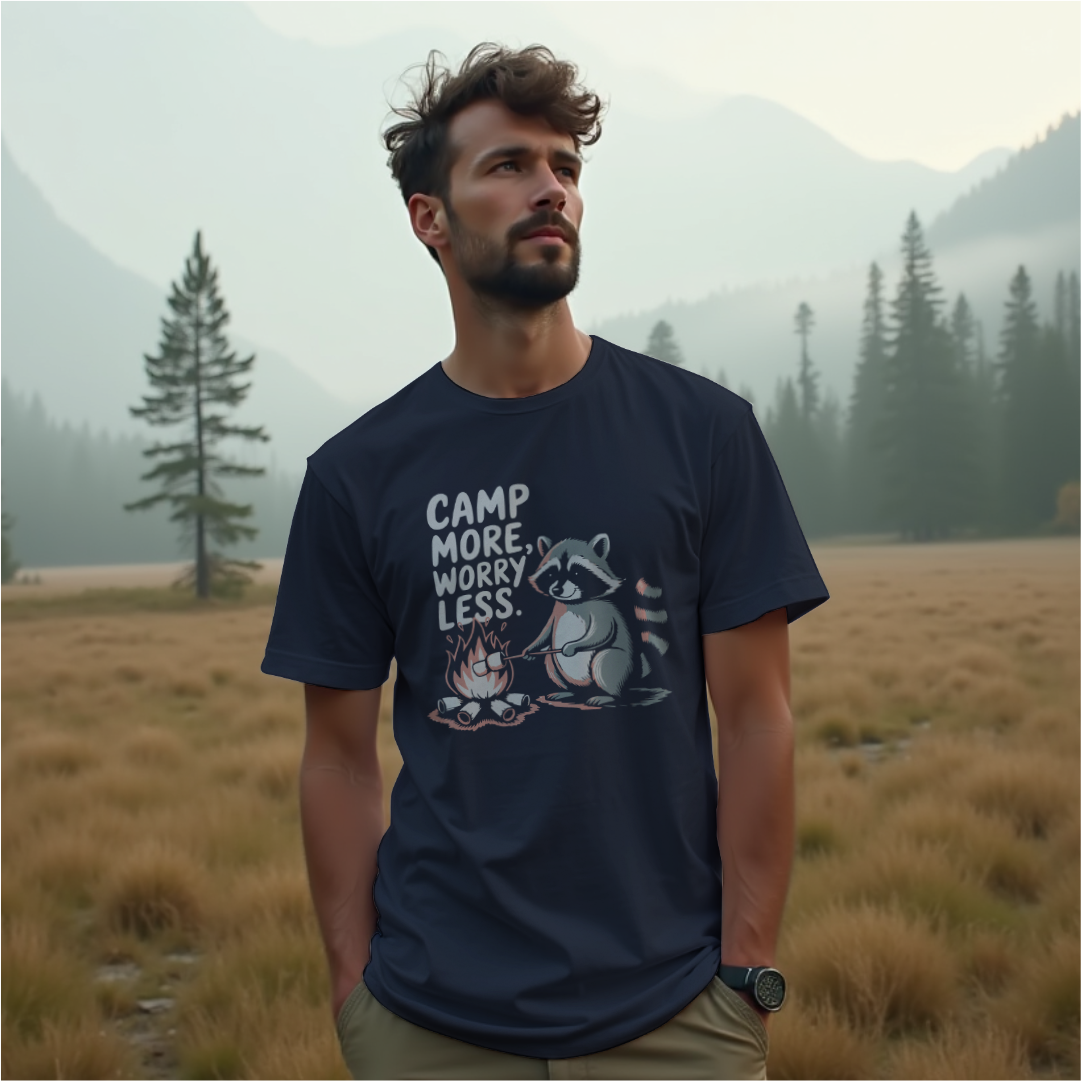 Camp More Worry Less Tee
