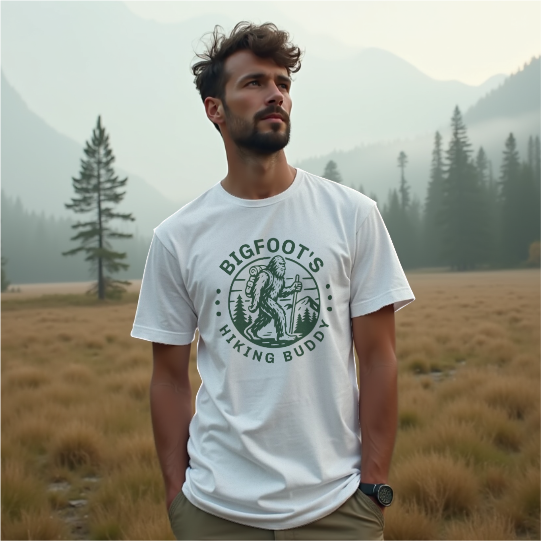 Bigfoots Hiking Buddy Tee