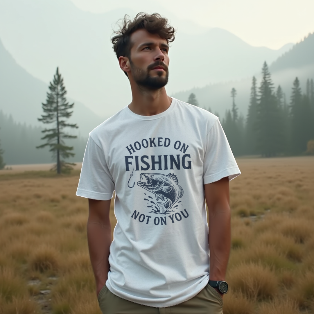 Hooked on Fishing Tee