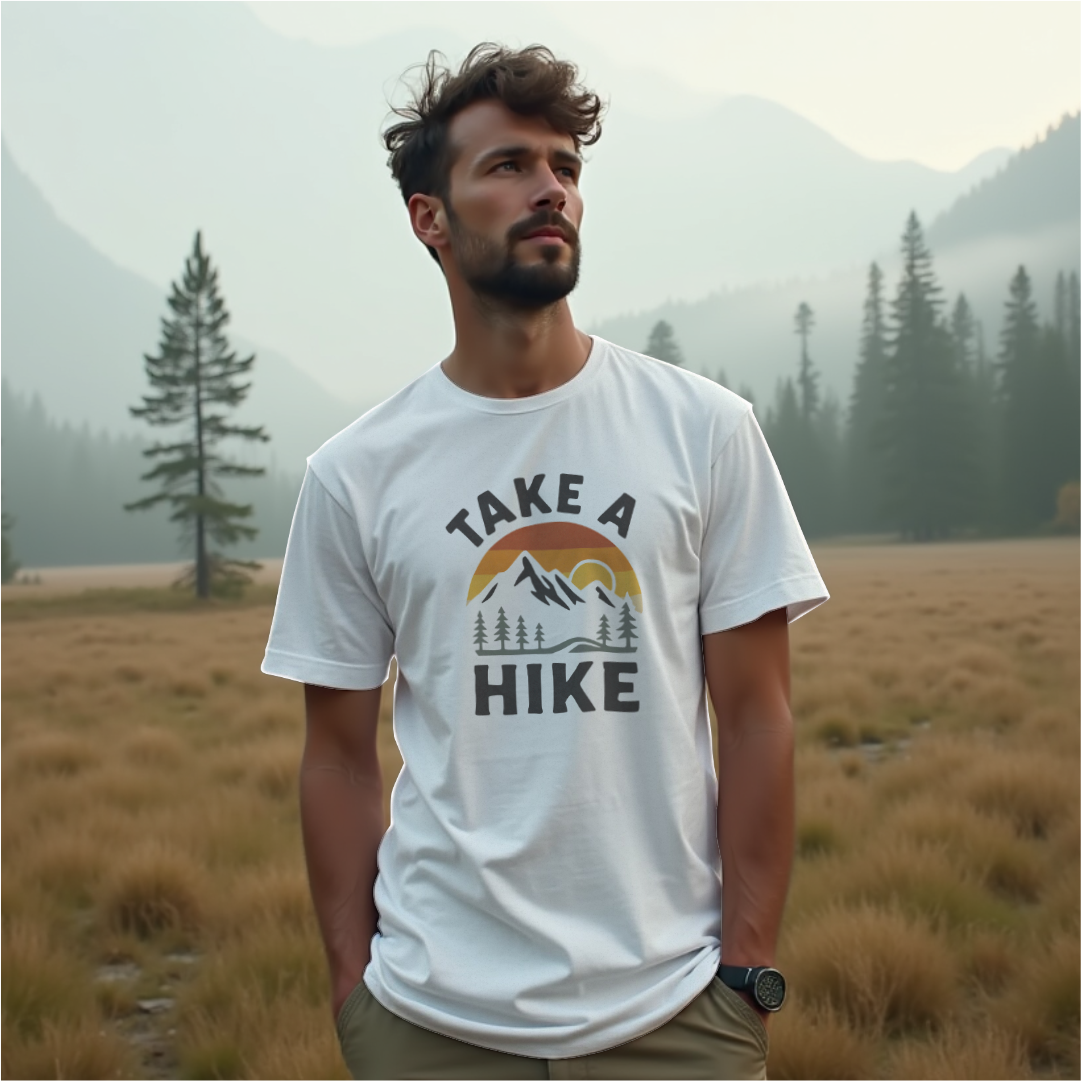 Take A Hike Retro Tee