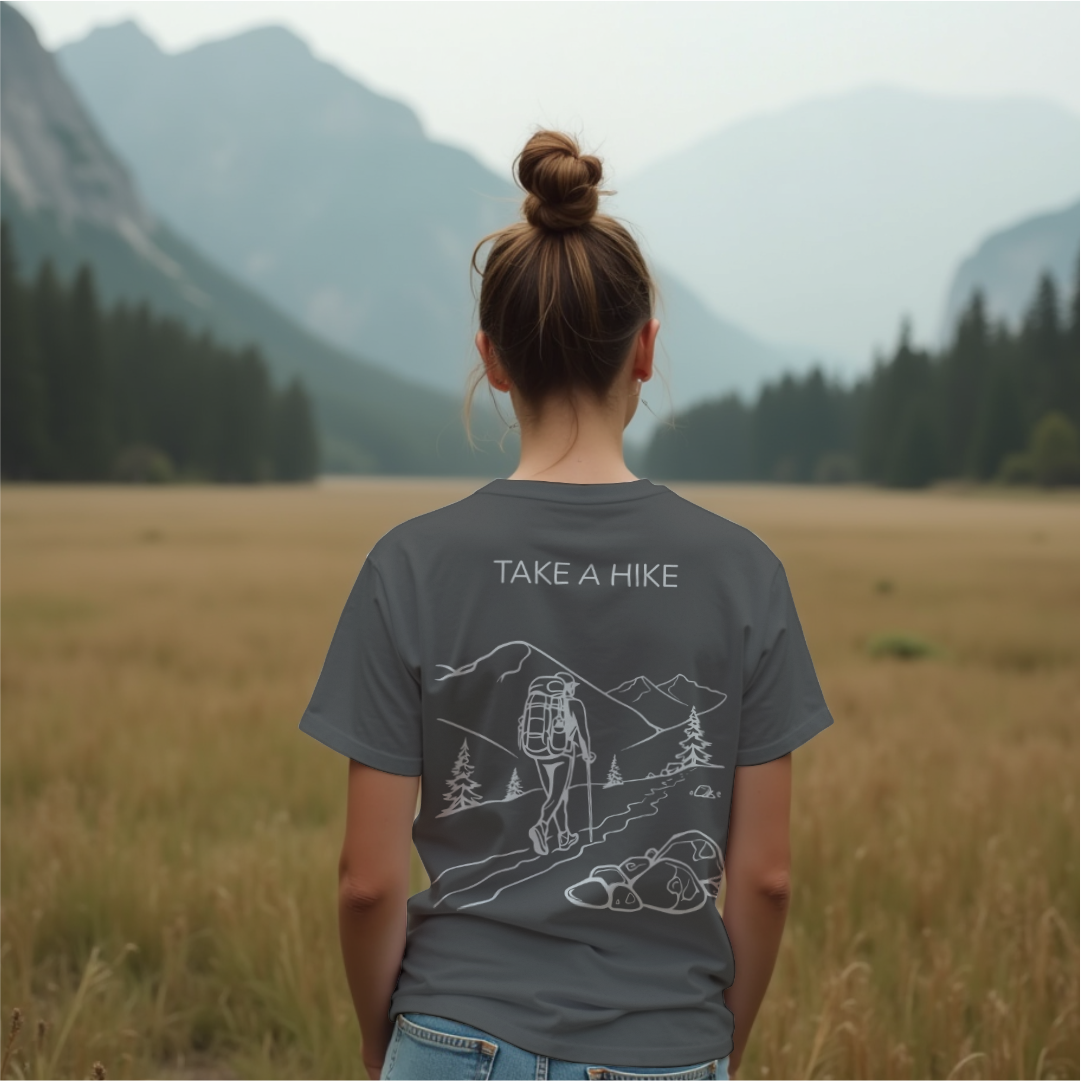Take a Hike Uphill Tee