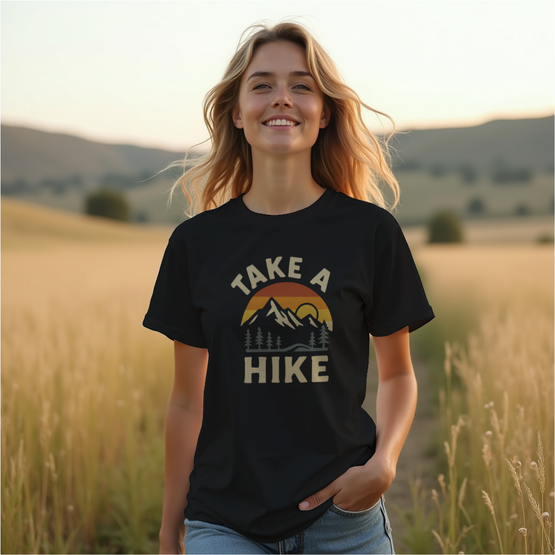 Take A Hike Retro Tee