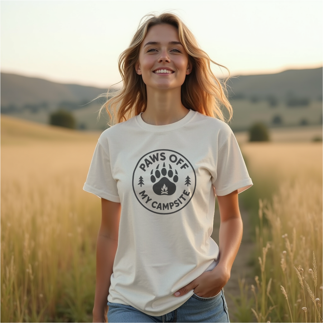 Paws Off My Campsite Tee