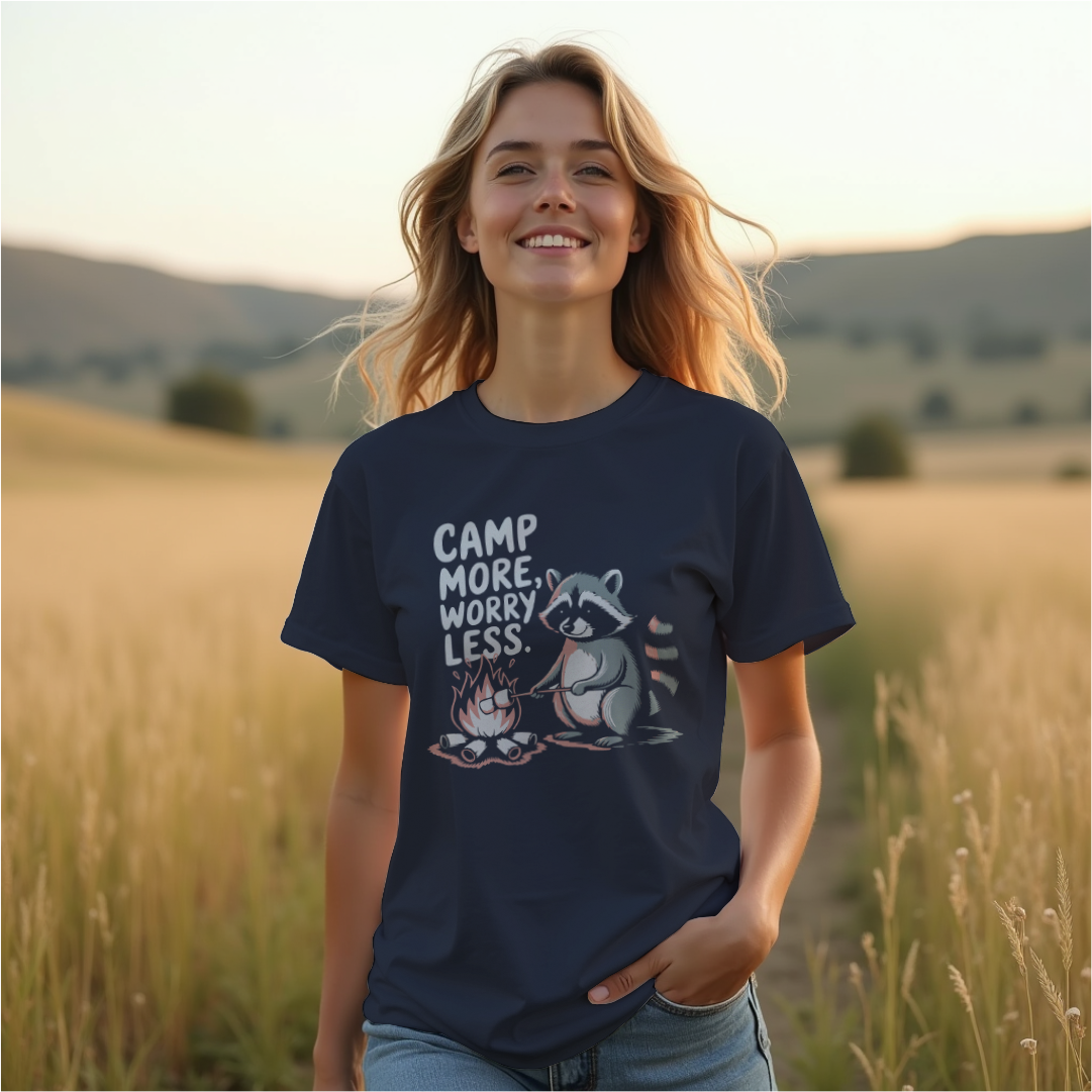 Camp More Worry Less Tee