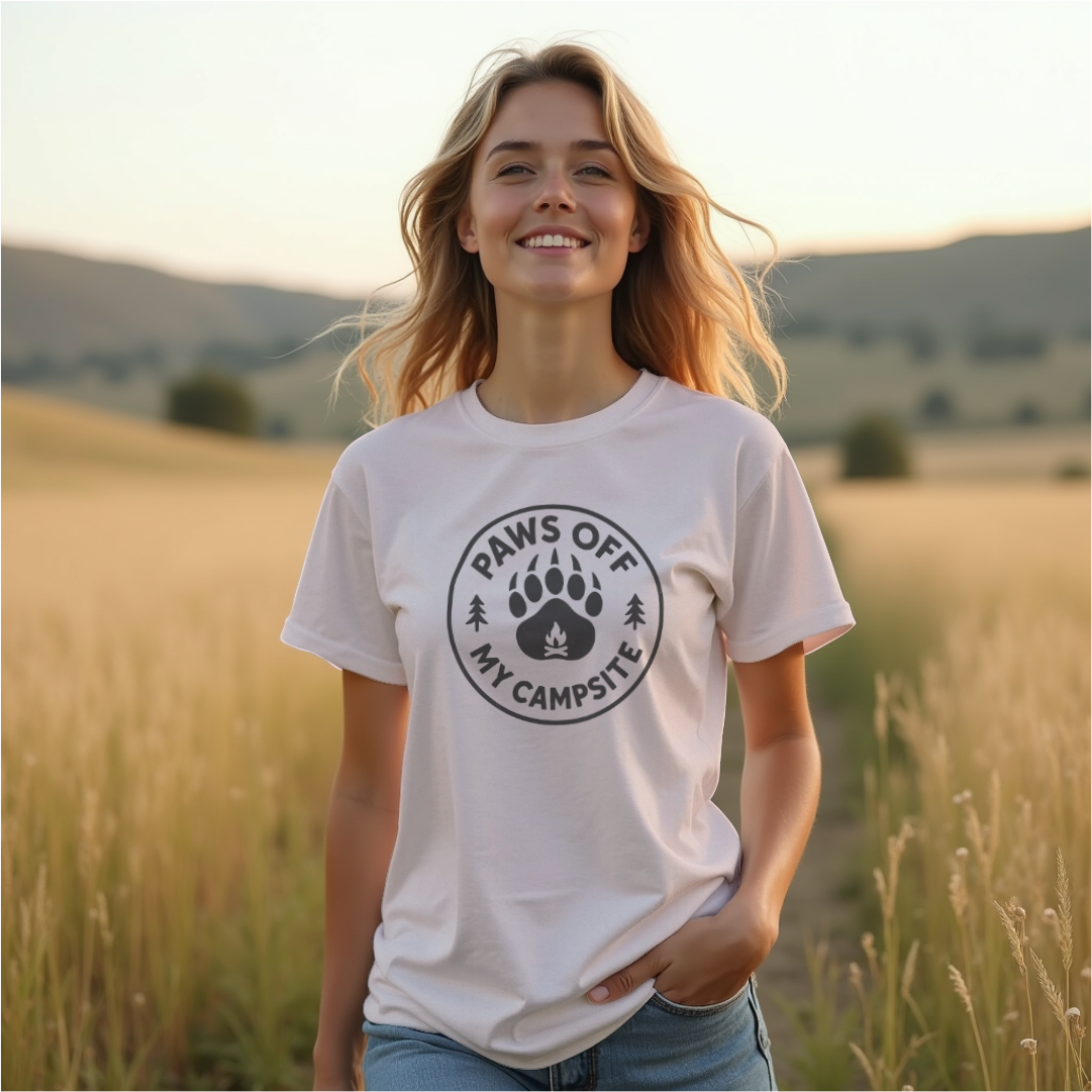 Paws Off My Campsite Tee