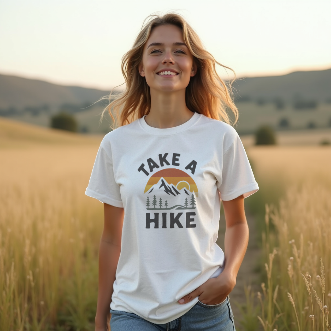 Take A Hike Retro Tee