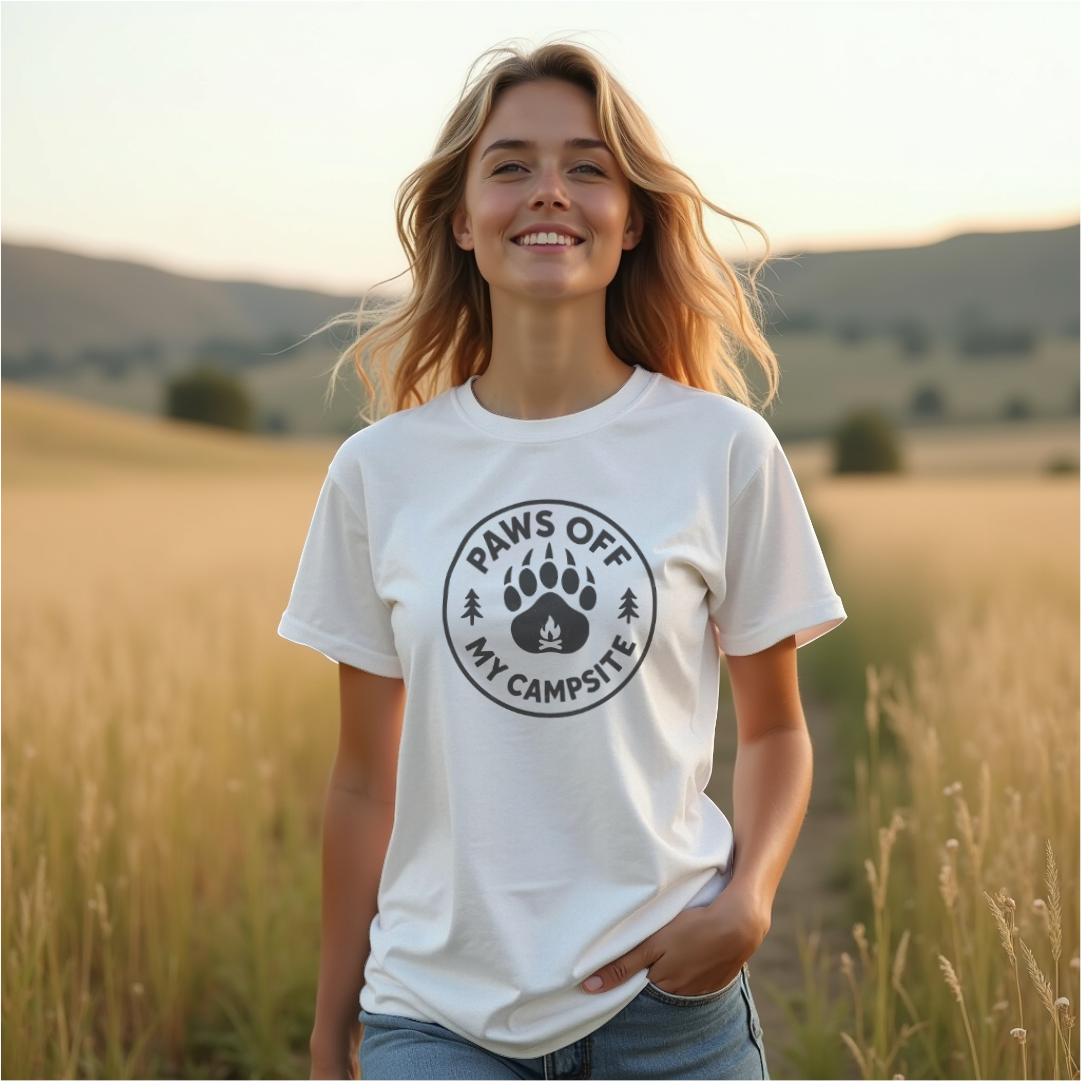 Paws Off My Campsite Tee