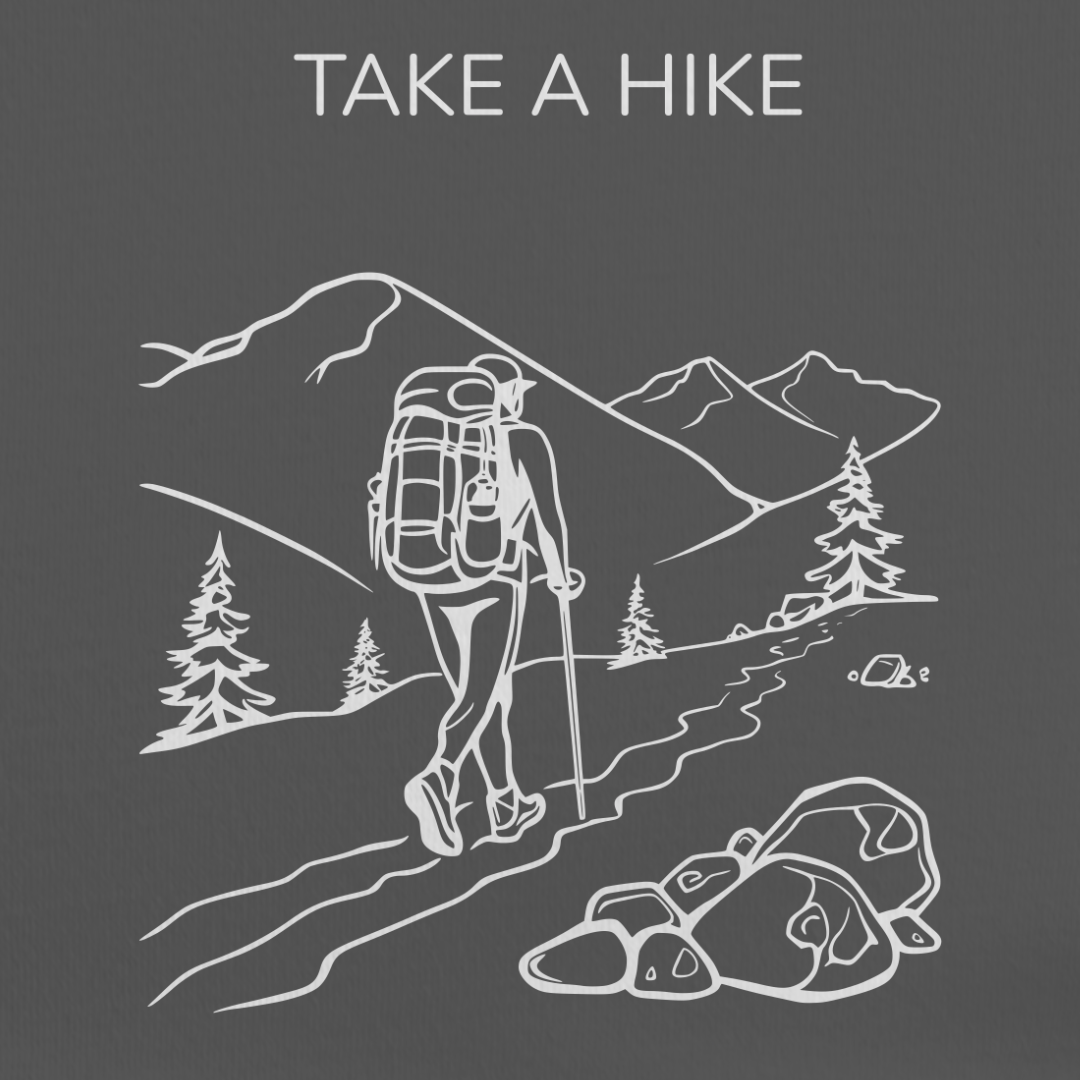 Take a Hike Uphill Tee
