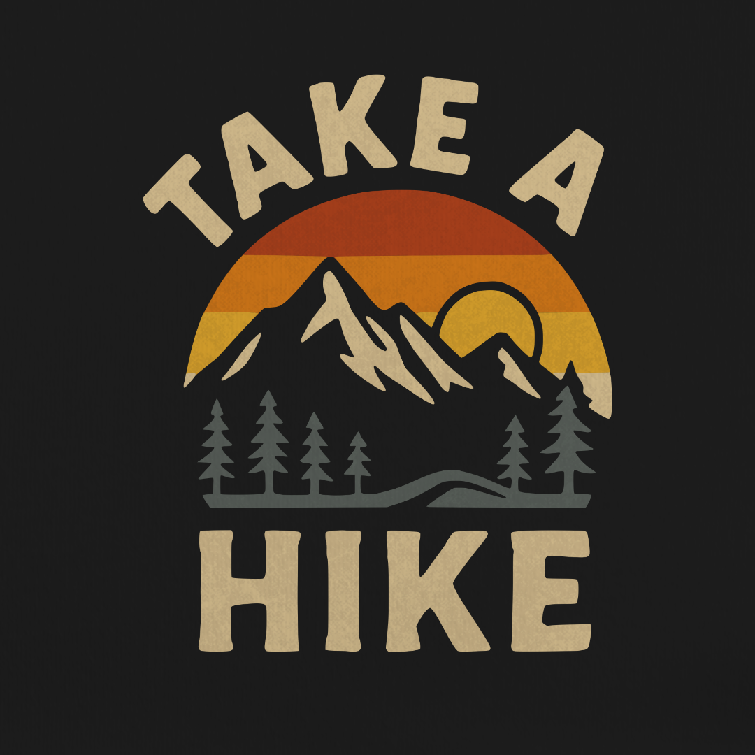 Take A Hike Retro Tee