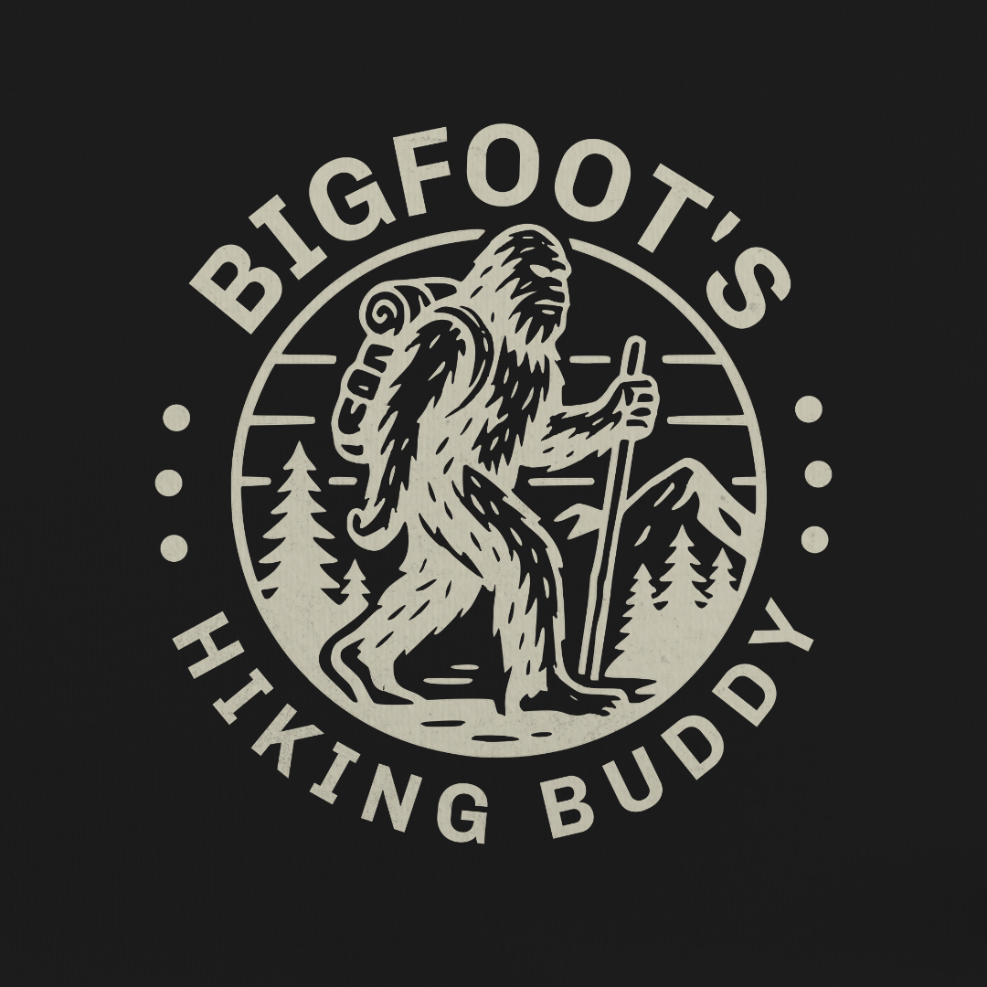 Bigfoots Hiking Buddy Tee