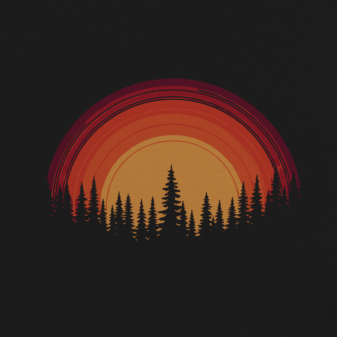 Forest Sunset Tee
