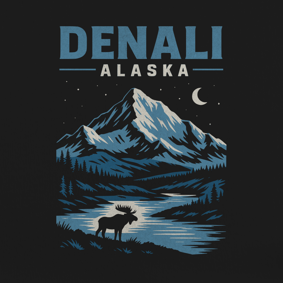 Denali Midnight Peaks Tee