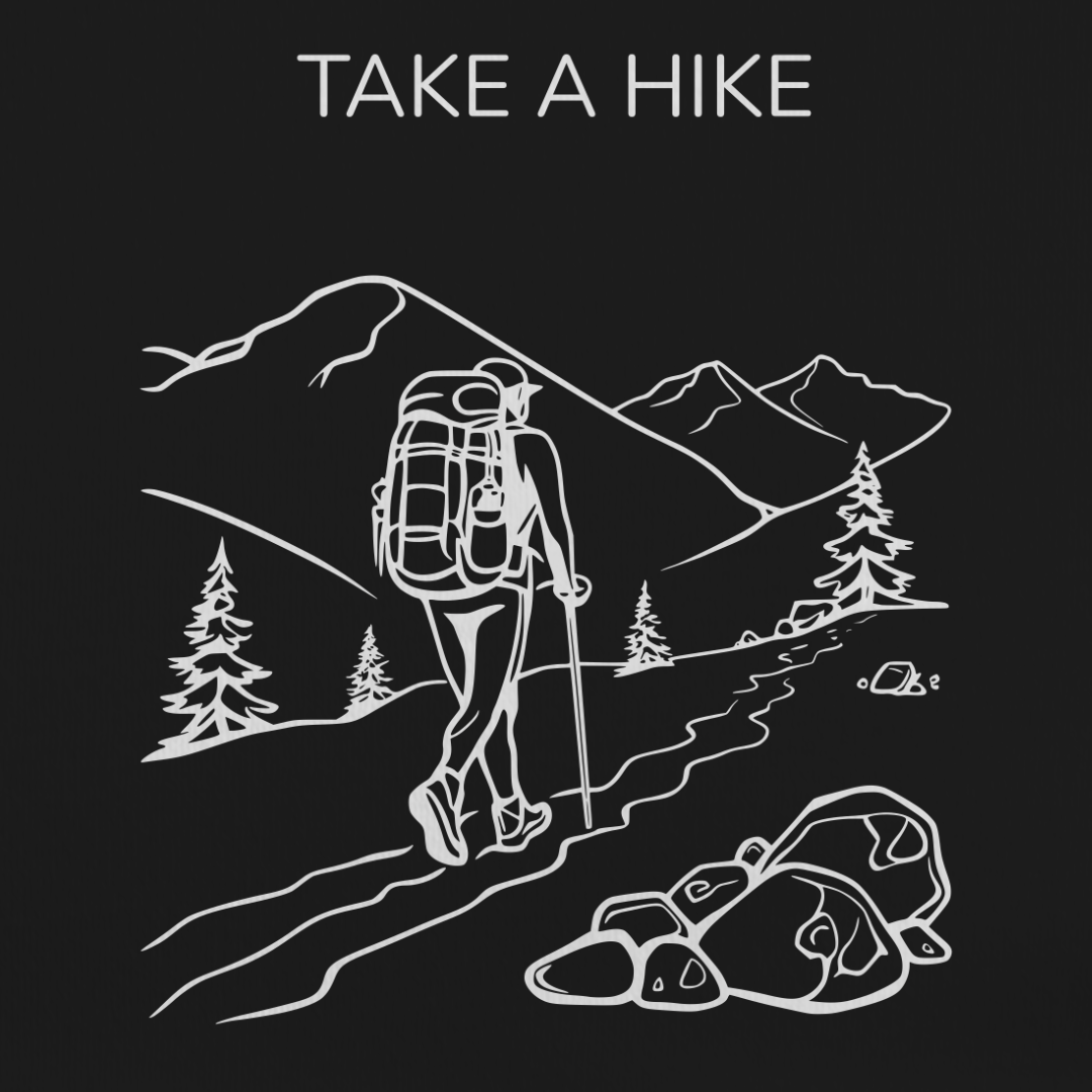 Take a Hike Uphill Tee