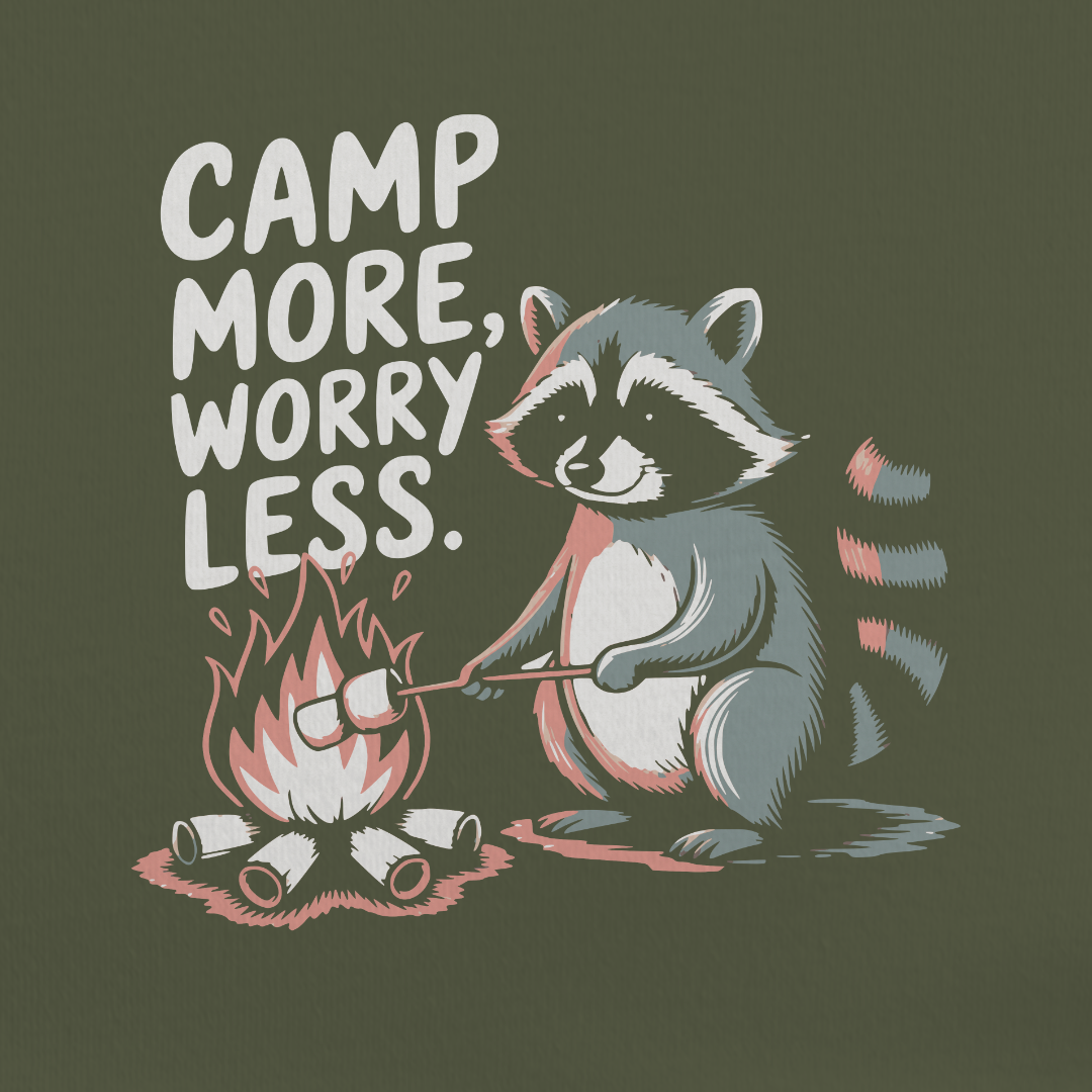 Camp More Worry Less Tee