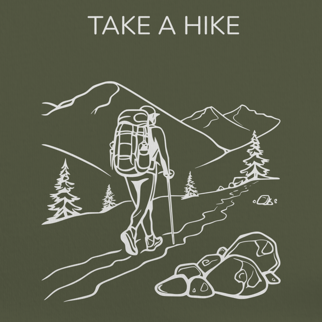 Take a Hike Uphill Tee